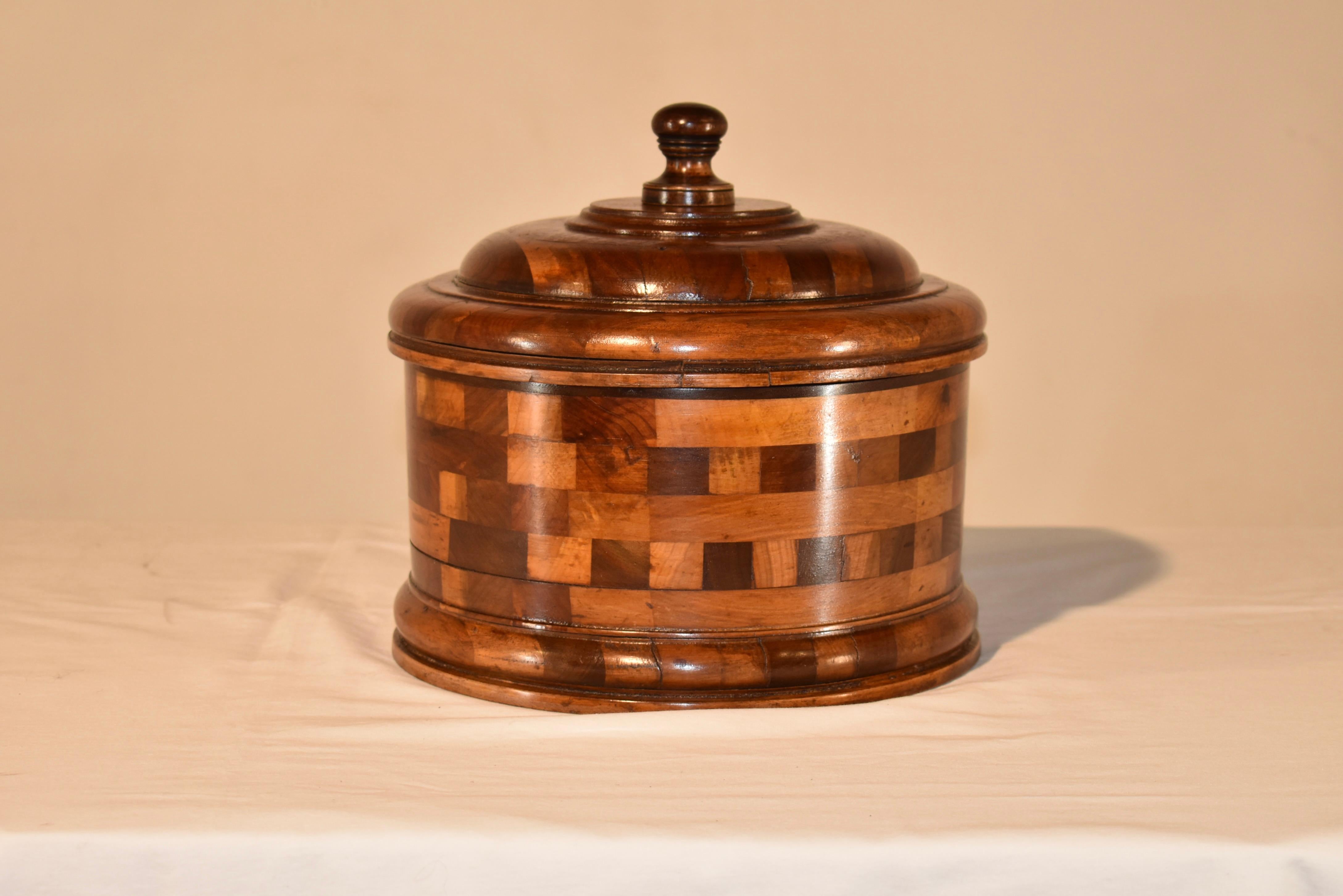 Victorian 19th Century American Treen Box