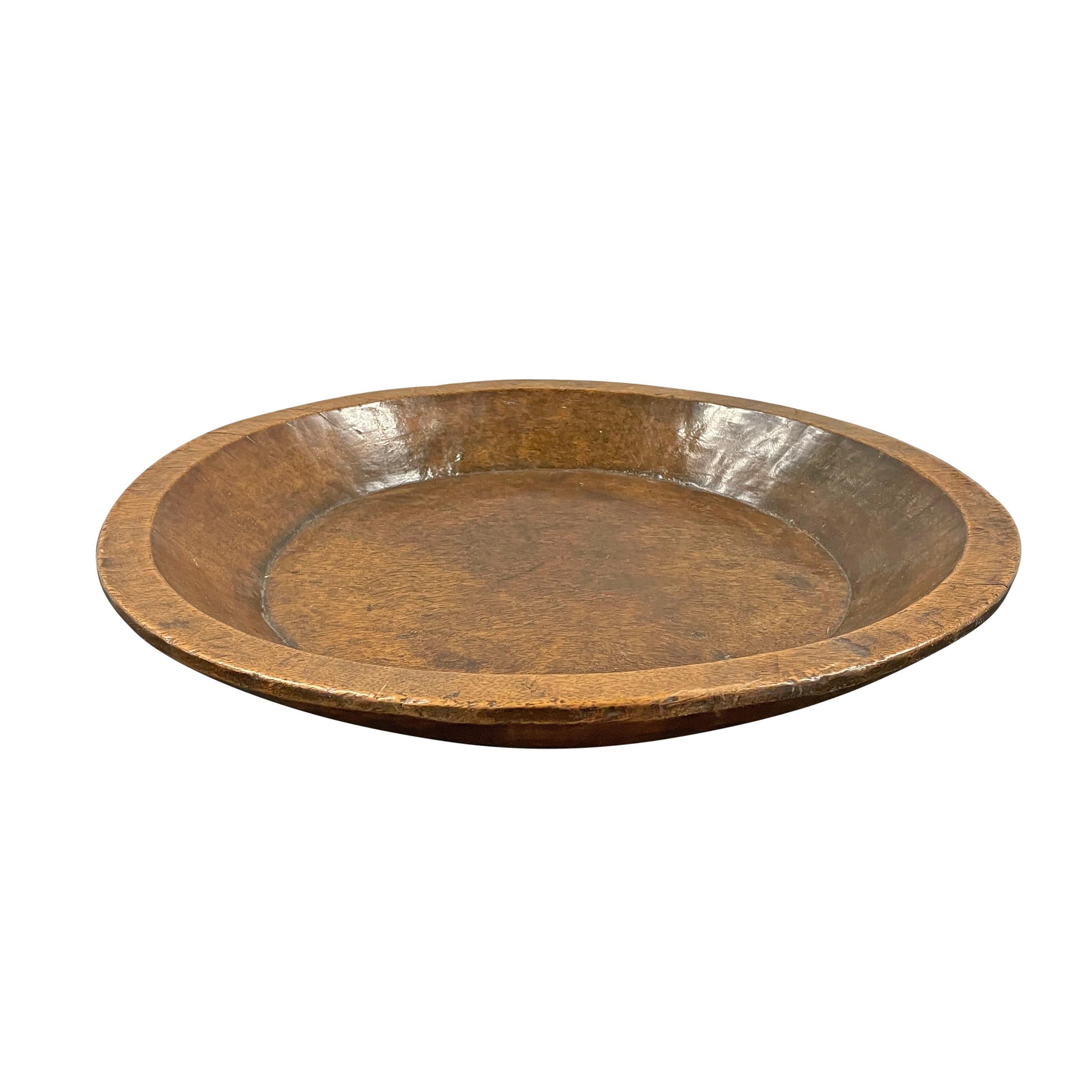 Rustic 19th Century American Wood Tray For Sale