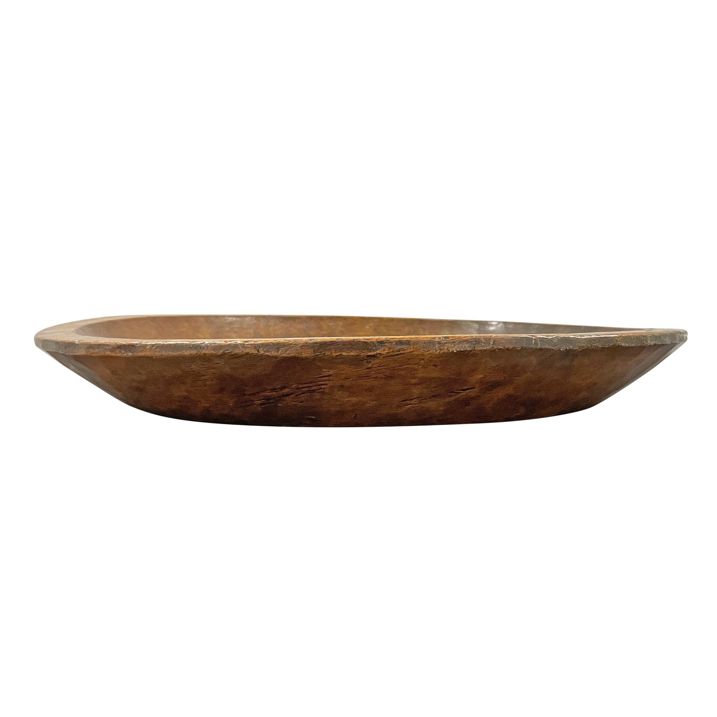 Walnut 19th Century American Wood Tray For Sale