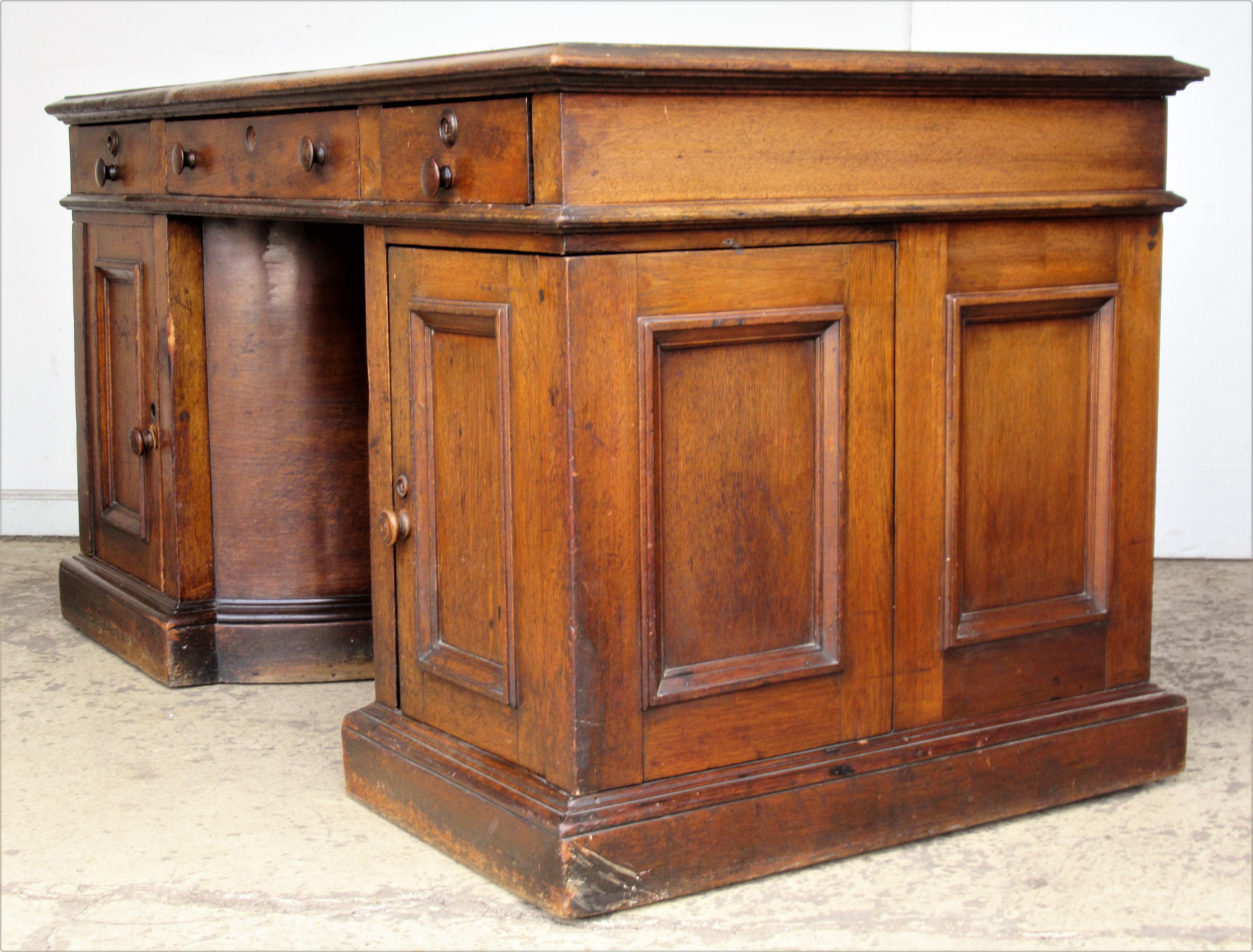19th Century Wooton Rotary Desk 3