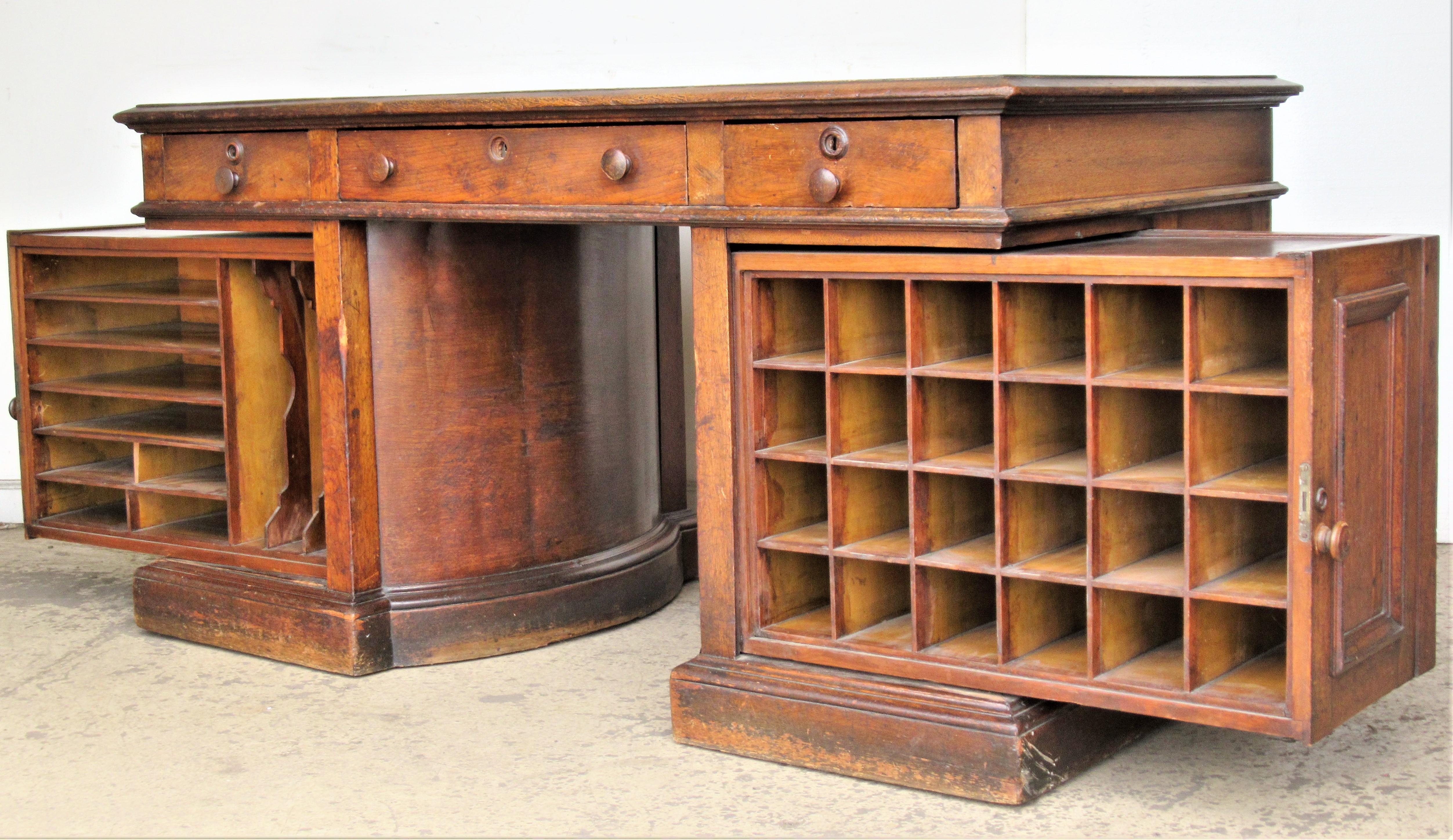 19th Century Wooton Rotary Desk 10