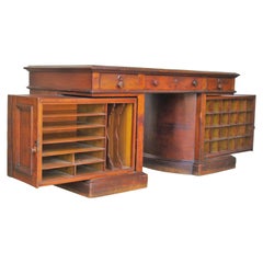Antique 19th Century Wooton Rotary Desk