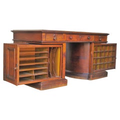 19th Century Wooton Rotary Desk