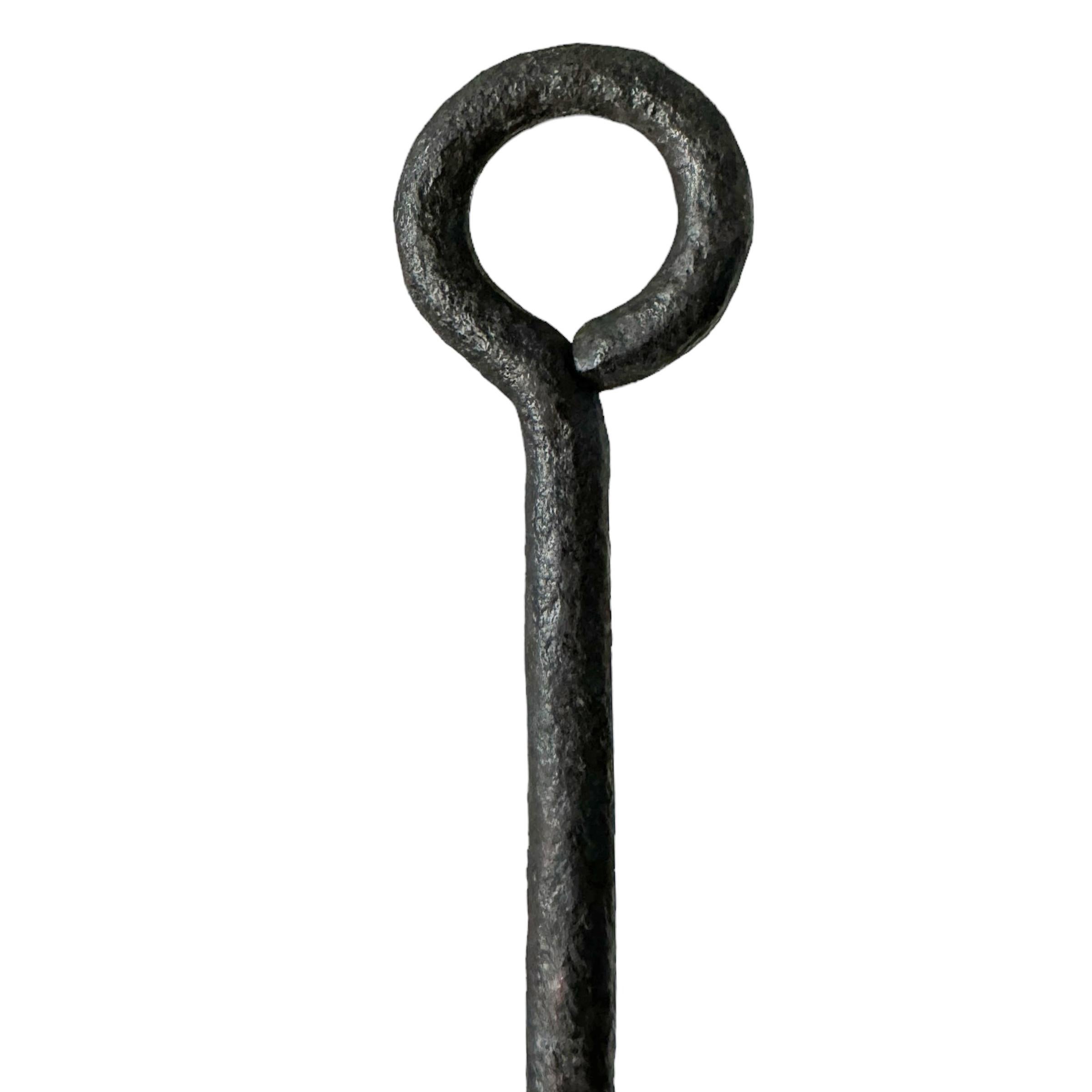 Candelabro americano de hierro forjado del siglo XIX en venta 5