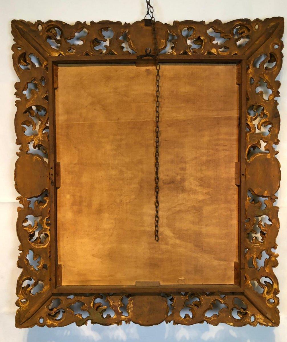Wood 19th Century an Empire Period Giltwood Mirror