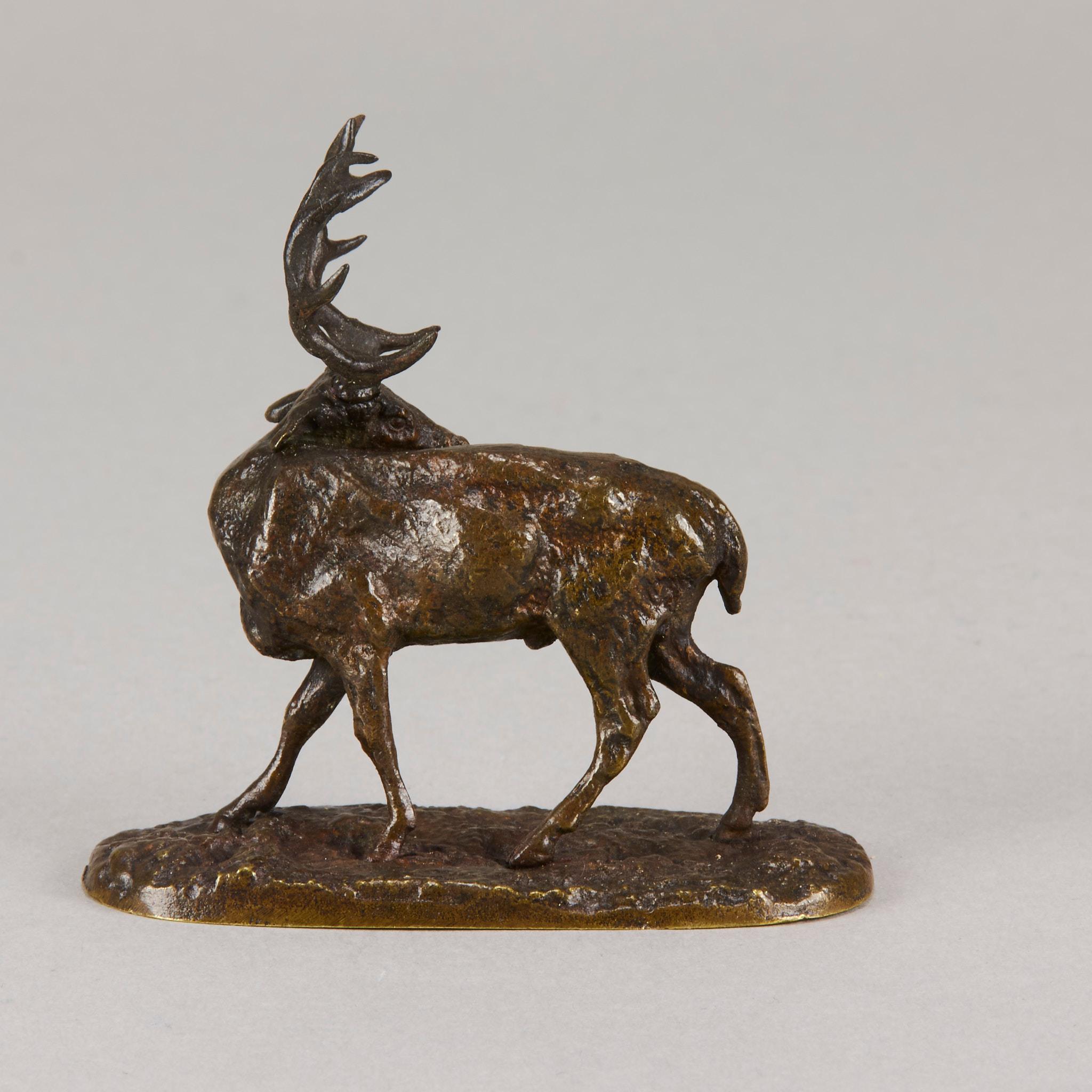 Late 19th Century 19th Century Anamilier Bronze Entitled 