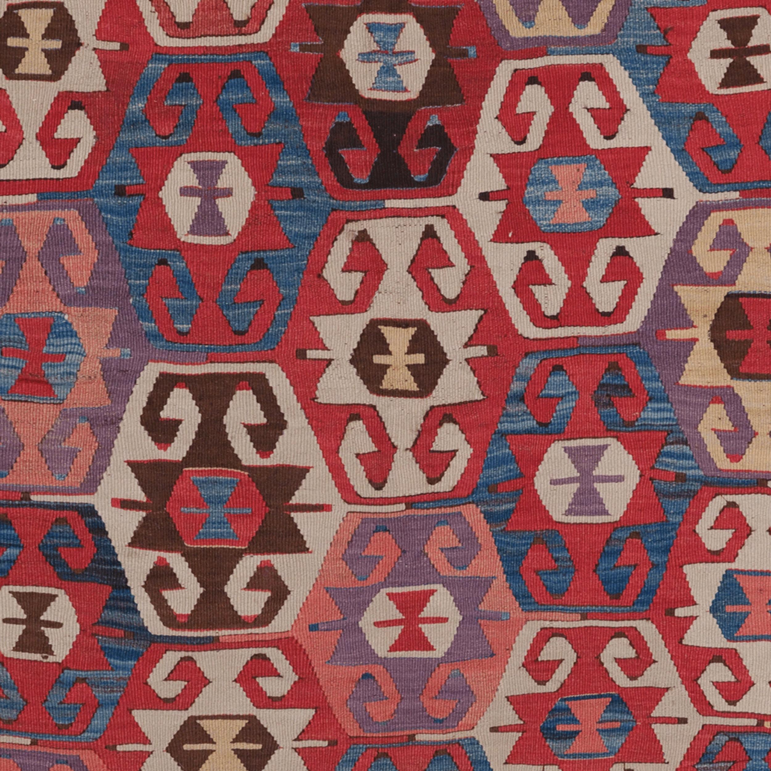 Turco Mut Kilim anatolico del XIX secolo in vendita
