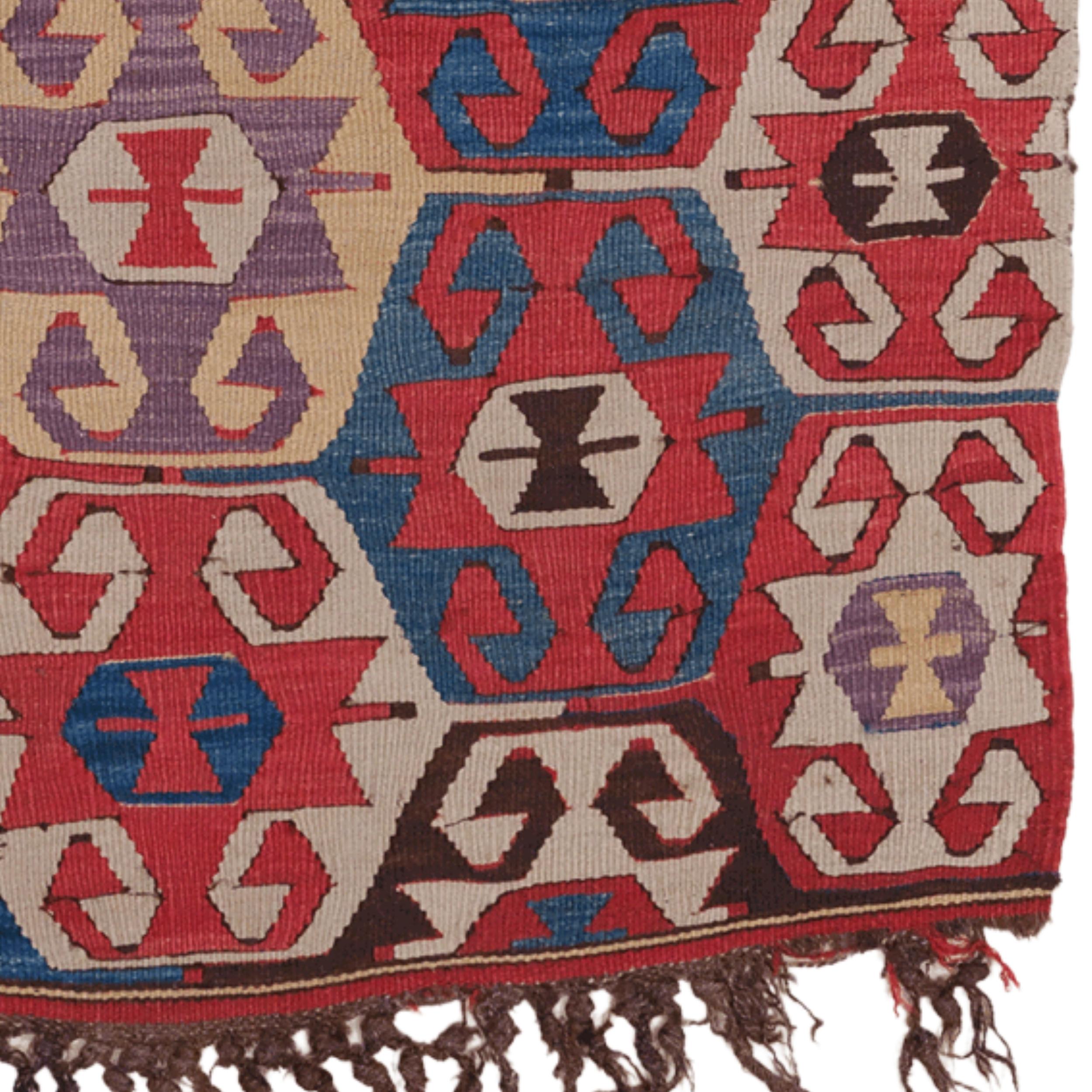 Mut Kilim anatolico del XIX secolo In condizioni buone in vendita a Sultanahmet, 34