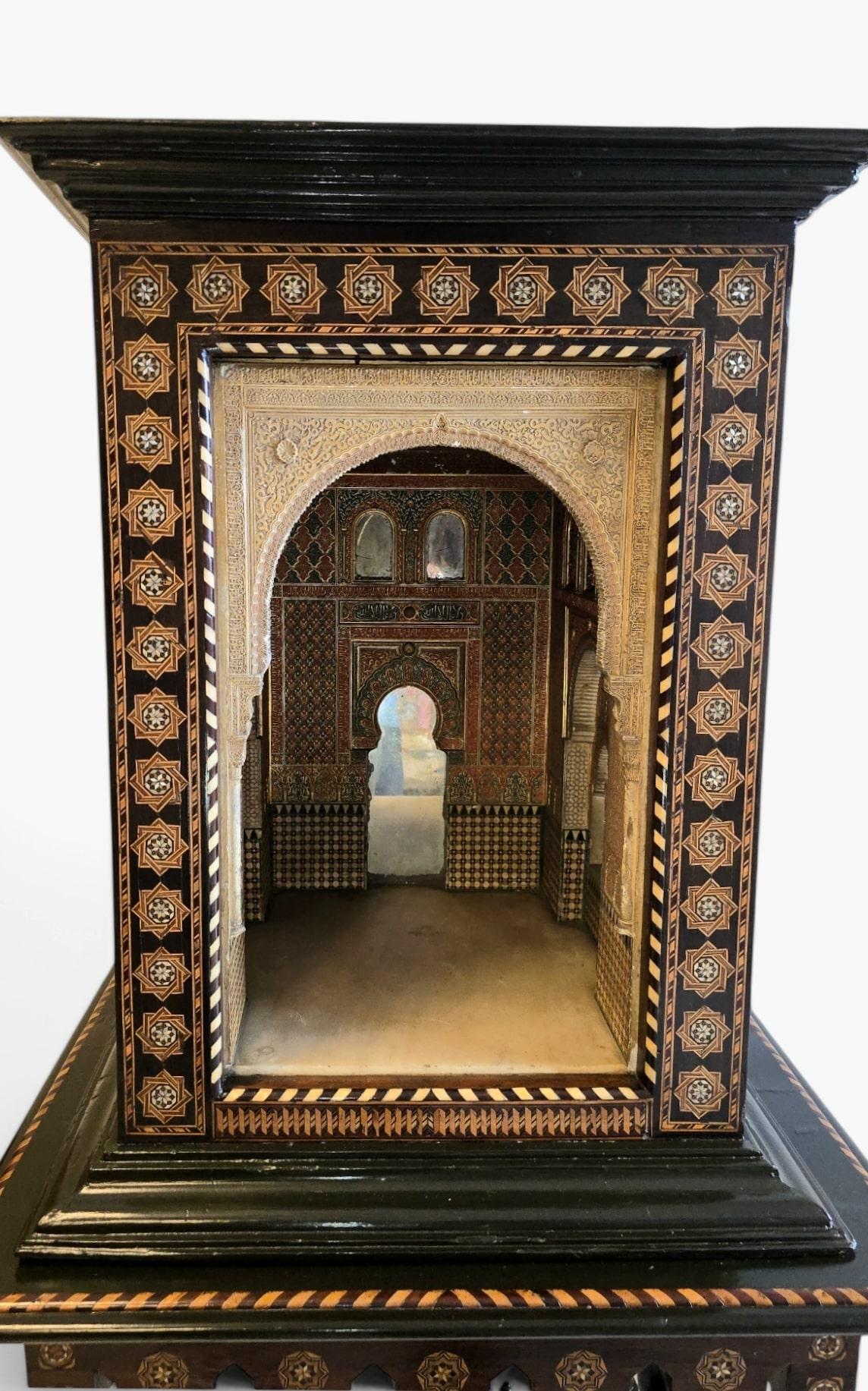 Modello di moschea-oratorio dell'Alhambra andalusa del XIX secolo in vendita 5