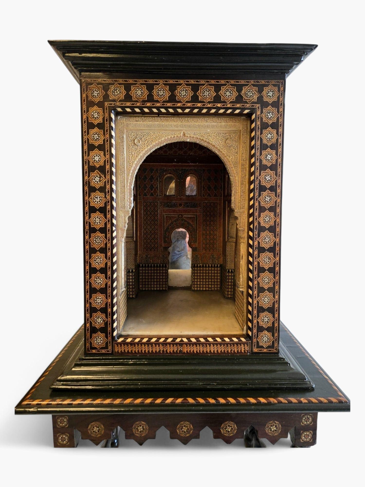 Modello di moschea-oratorio dell'Alhambra andalusa del XIX secolo in vendita 10
