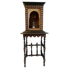 19th-Century Andalusian Alhambra Mosque-Oratory Model