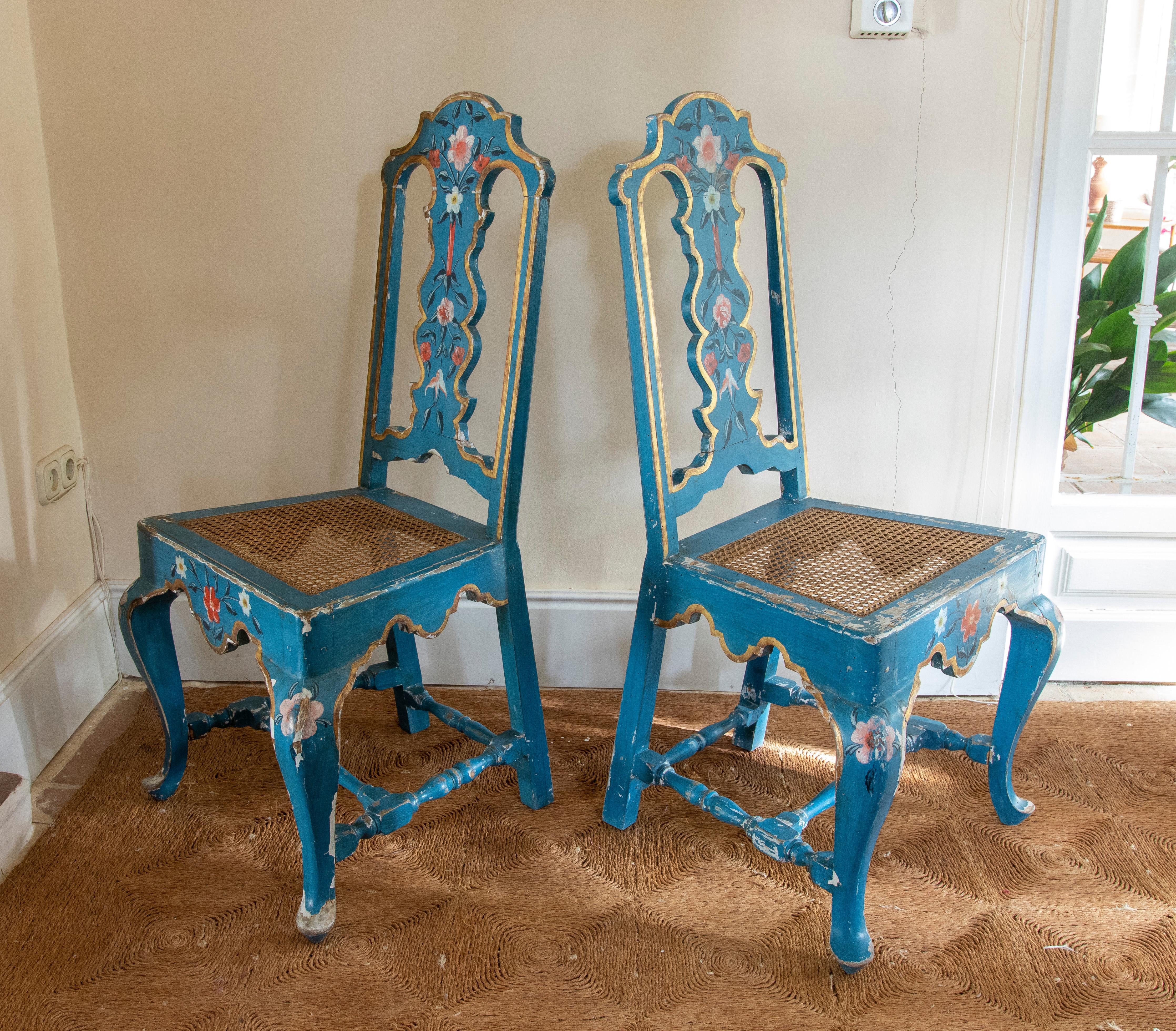 hand painted antique furniture