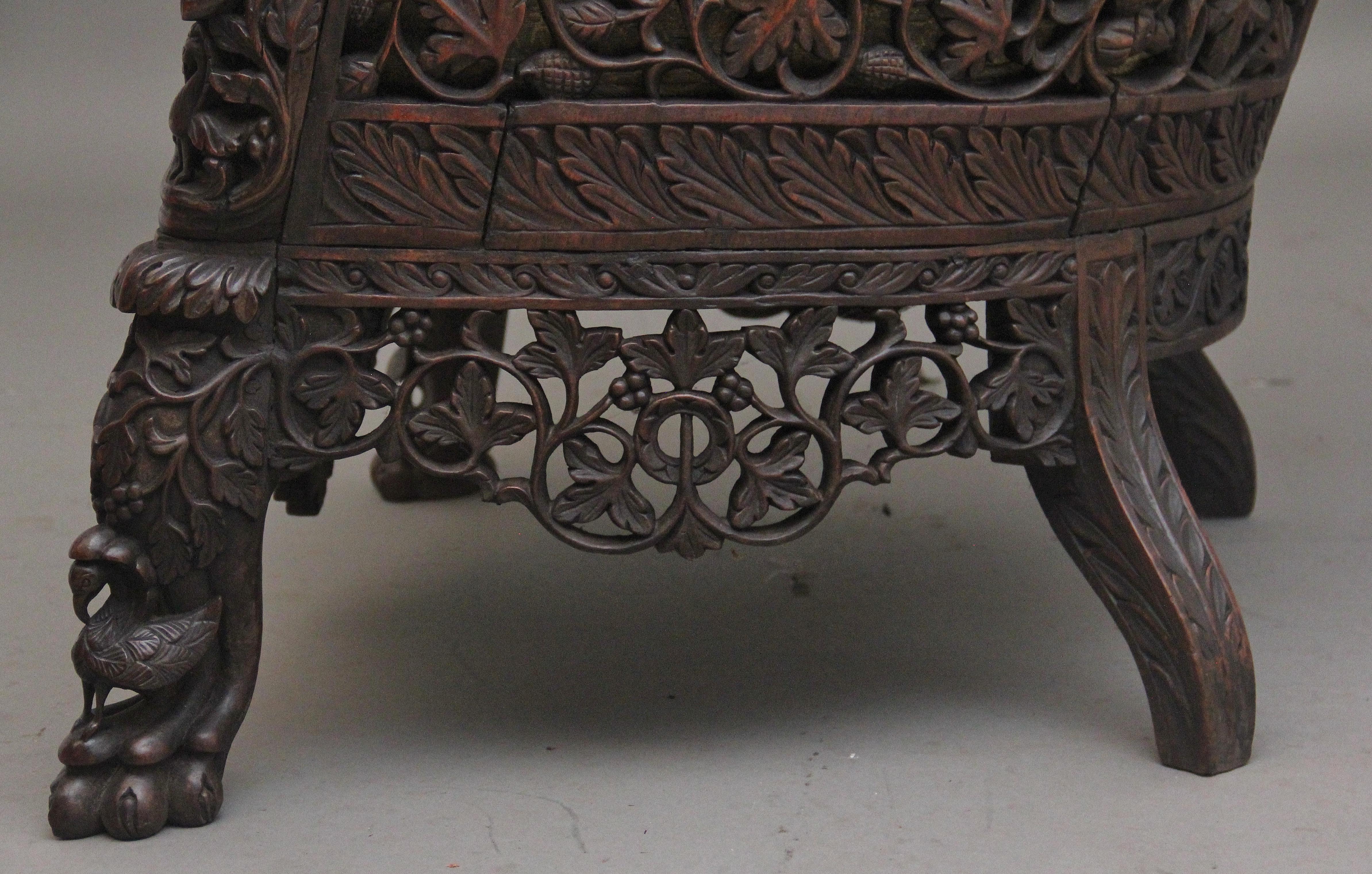 19th Century Anglo-Indian armchair For Sale 8