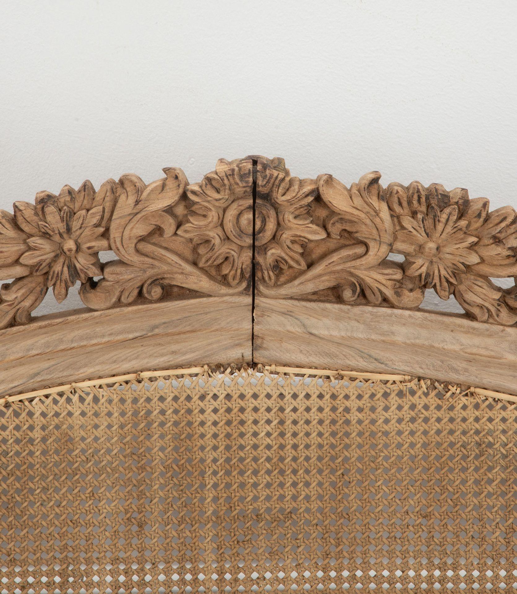 19th Century Anglo Indian Bleached Rosewood Settee For Sale 6