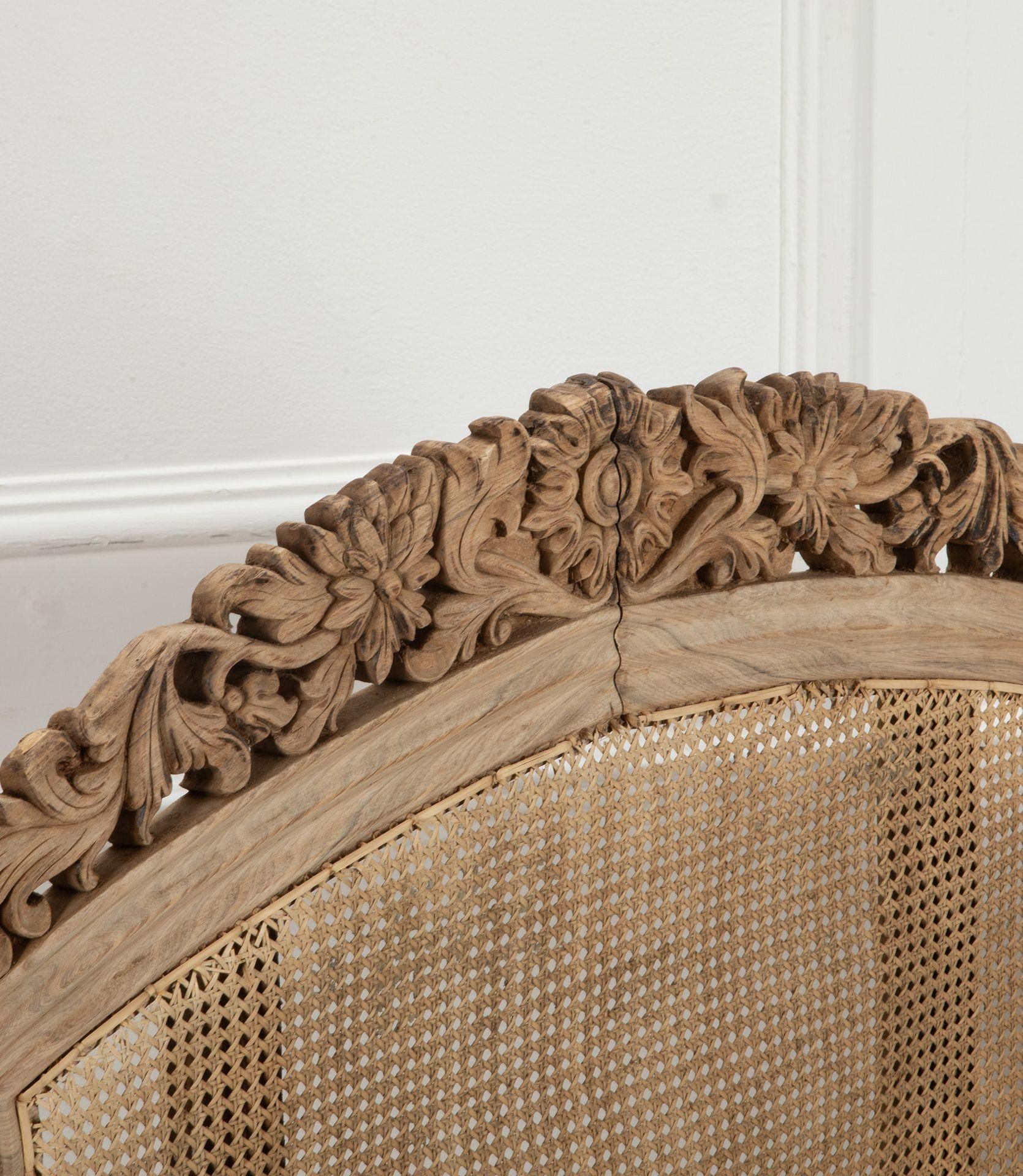 19th Century Anglo Indian Bleached Rosewood Settee For Sale 2