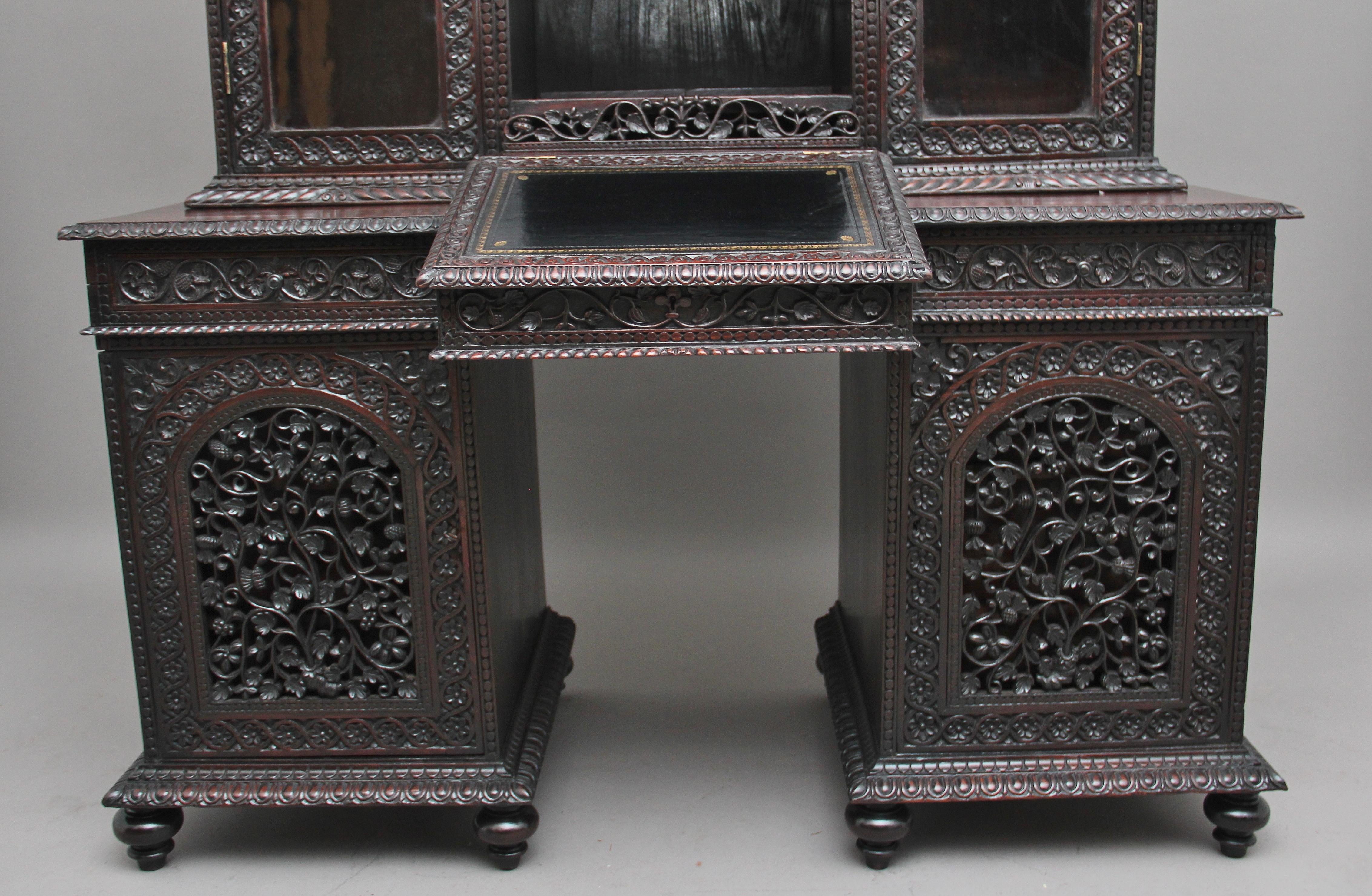 19th Century Anglo-Indian bookcase 5