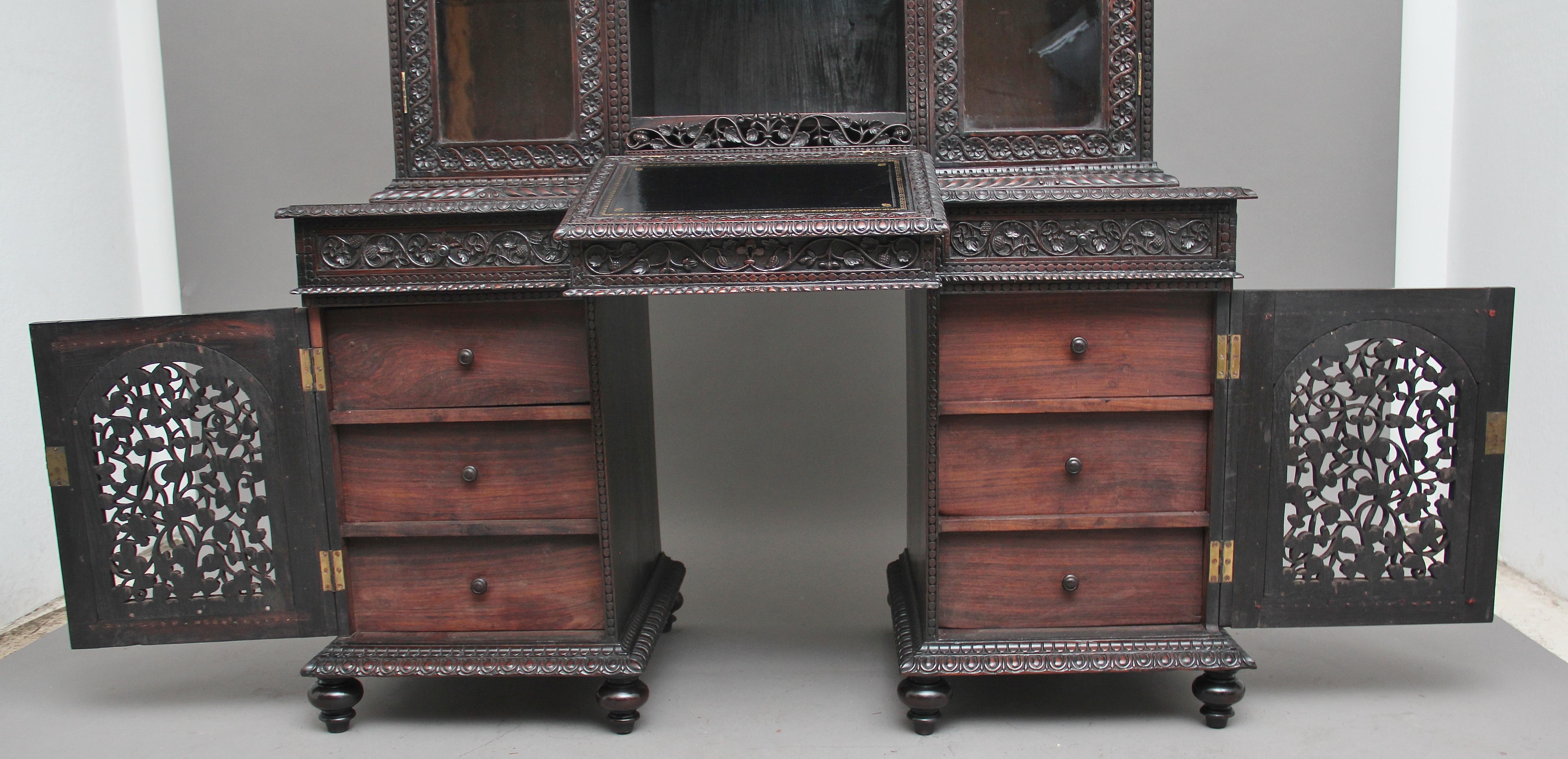 19th Century Anglo-Indian bookcase 6