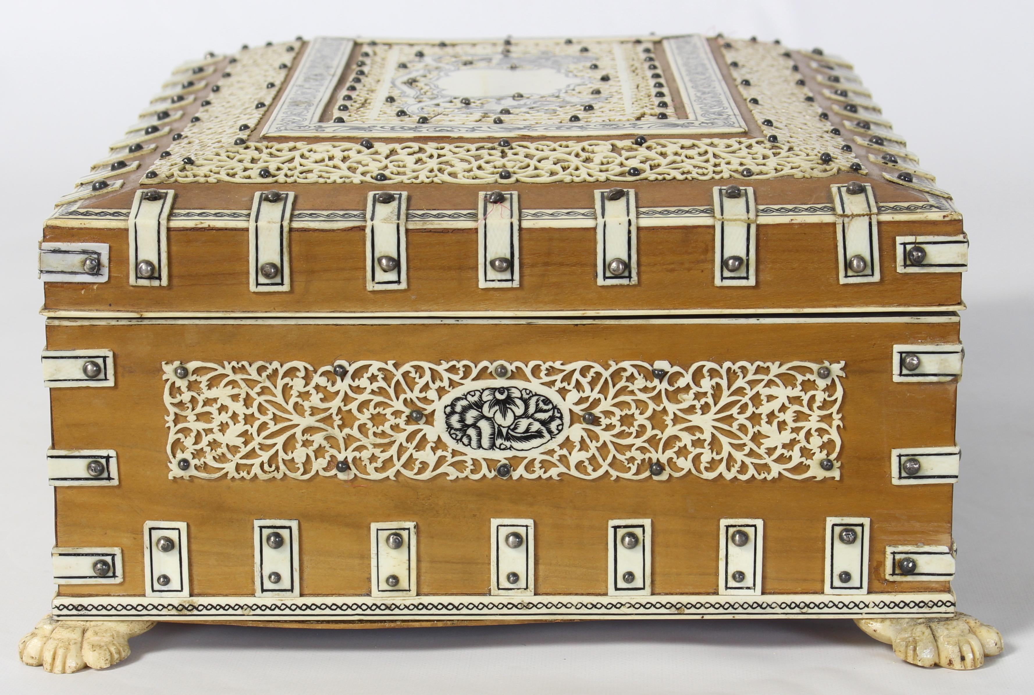 19th Century Anglo-Indian Box In Good Condition In Kilmarnock, VA