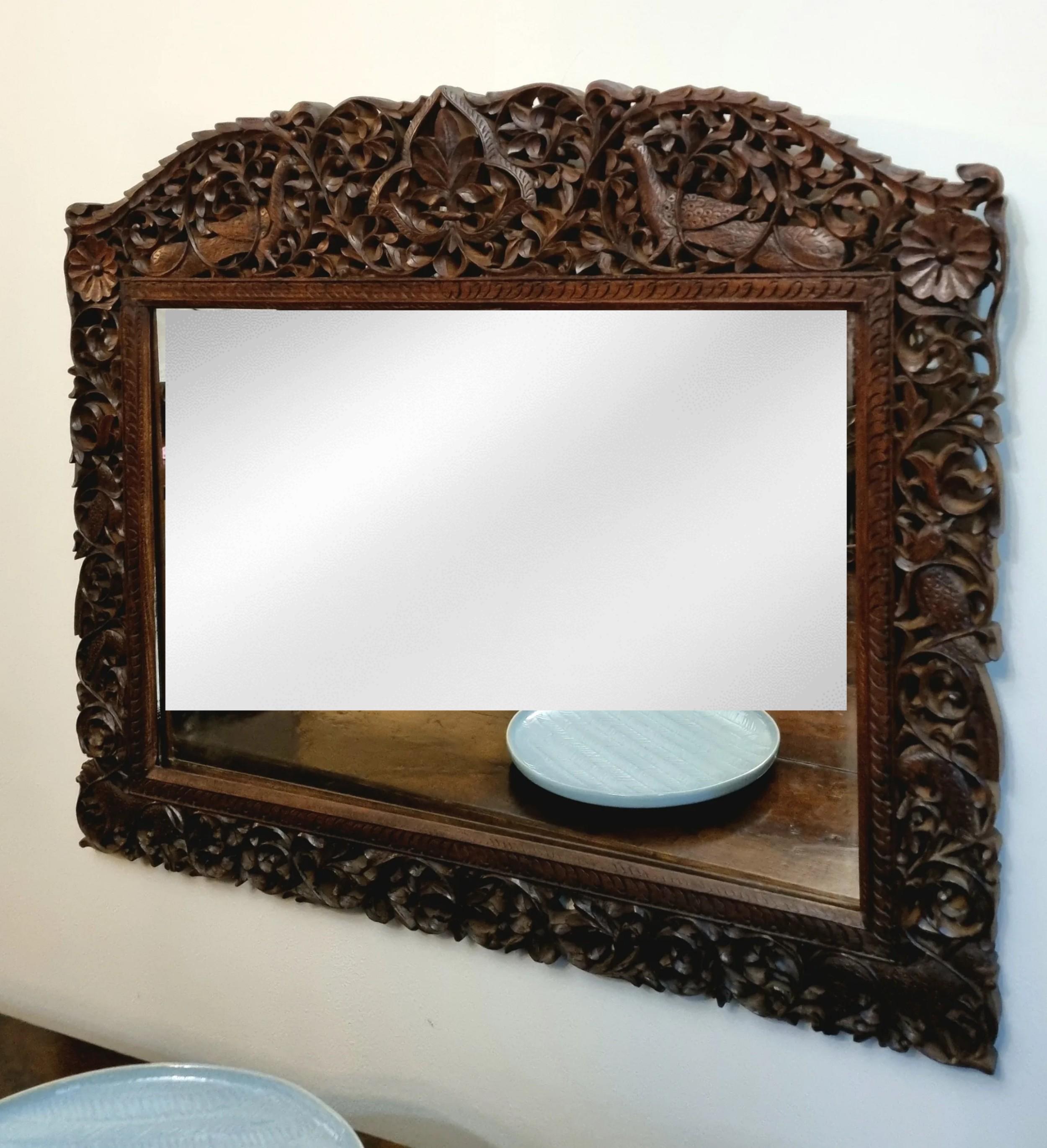 Anglo-Indian 19th Century Anglo-indian / Burmese Mirror For Sale