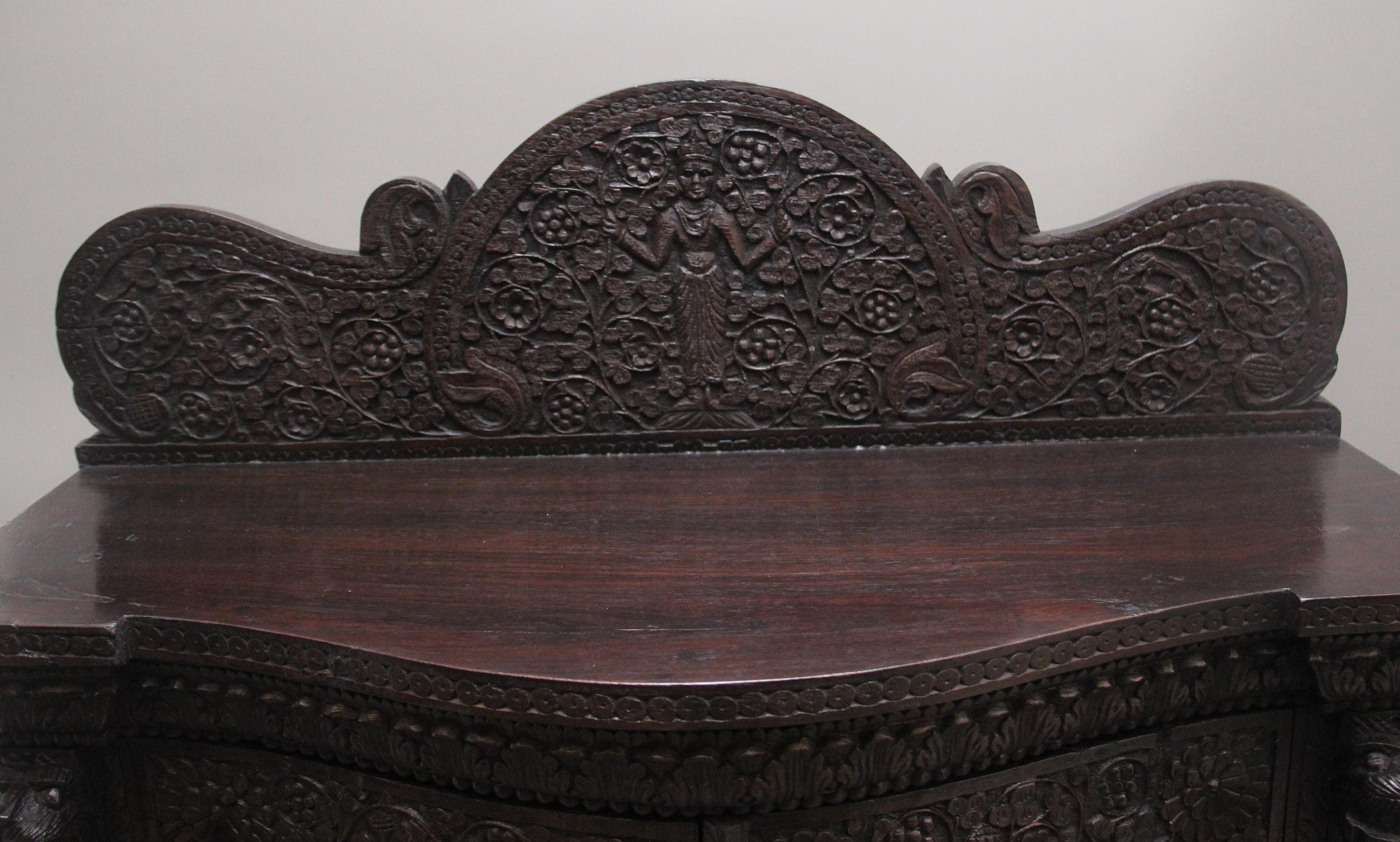 Teak Gabinetto anglo-indiano del XIX secolo in vendita