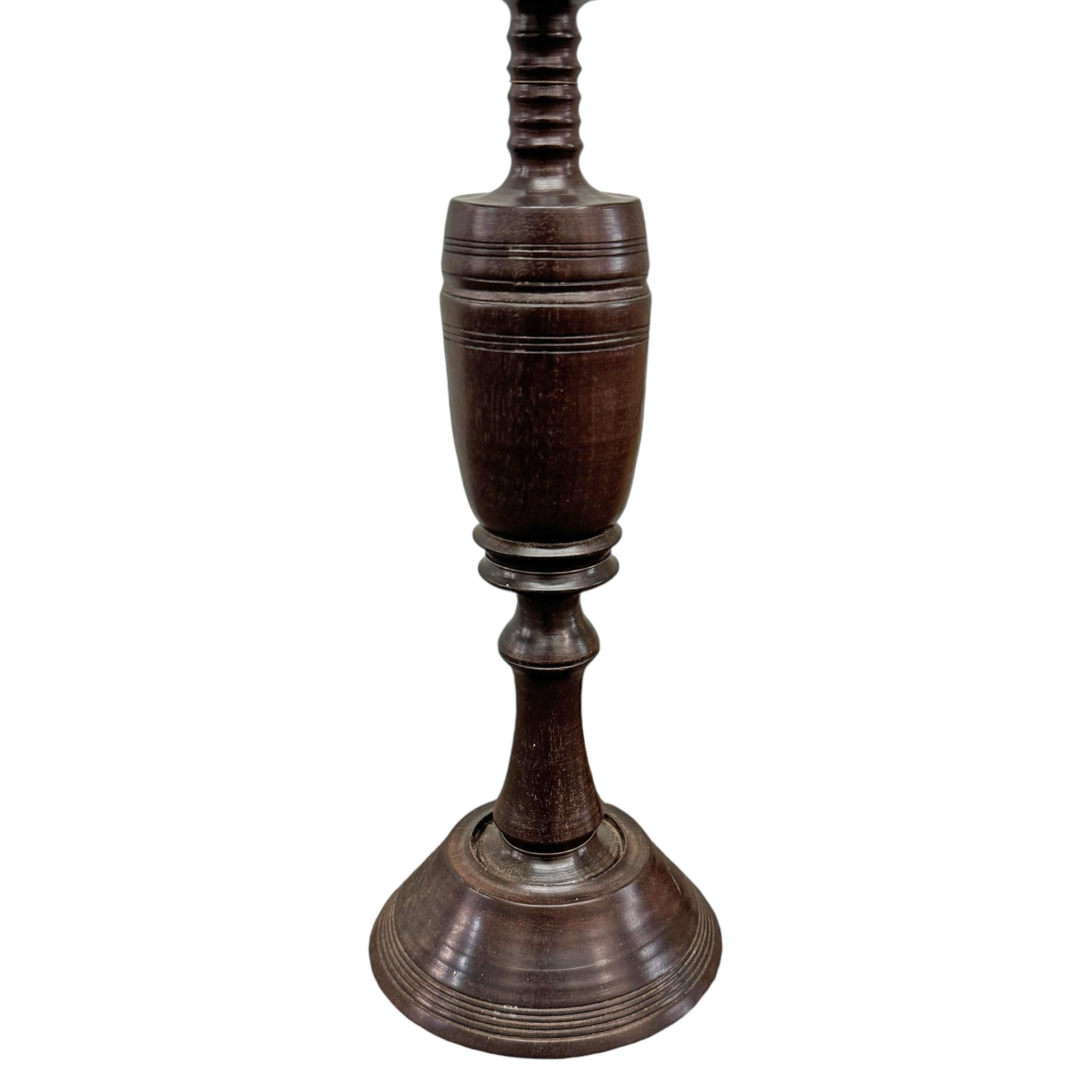 19th Century Anglo-Indian Candlestick Lamps 2