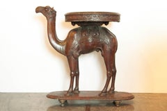 19th Century Anglo-Indian Carved Camel Table