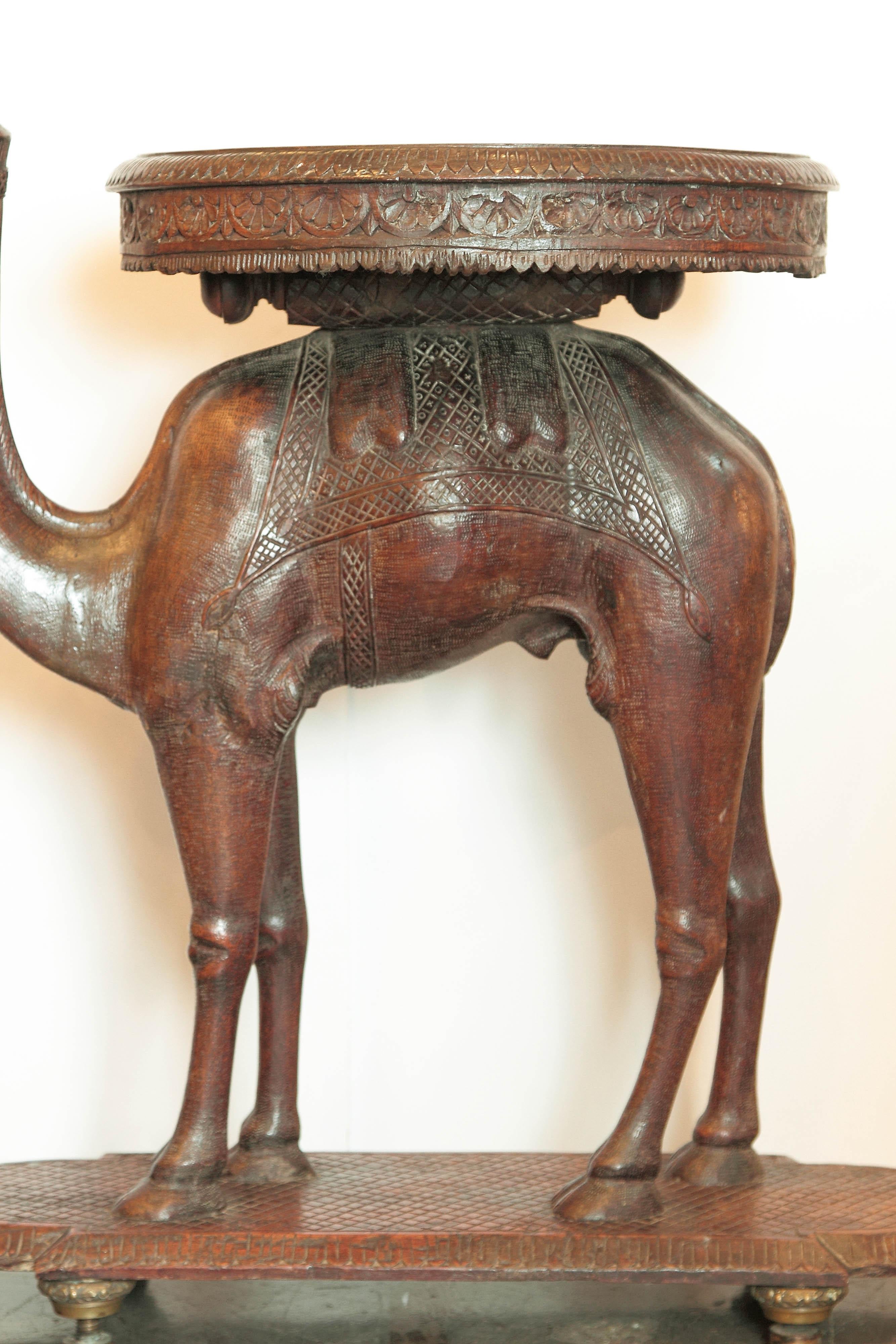 antique camel table