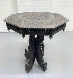 19th Century Anglo-Indian Carved Side Table