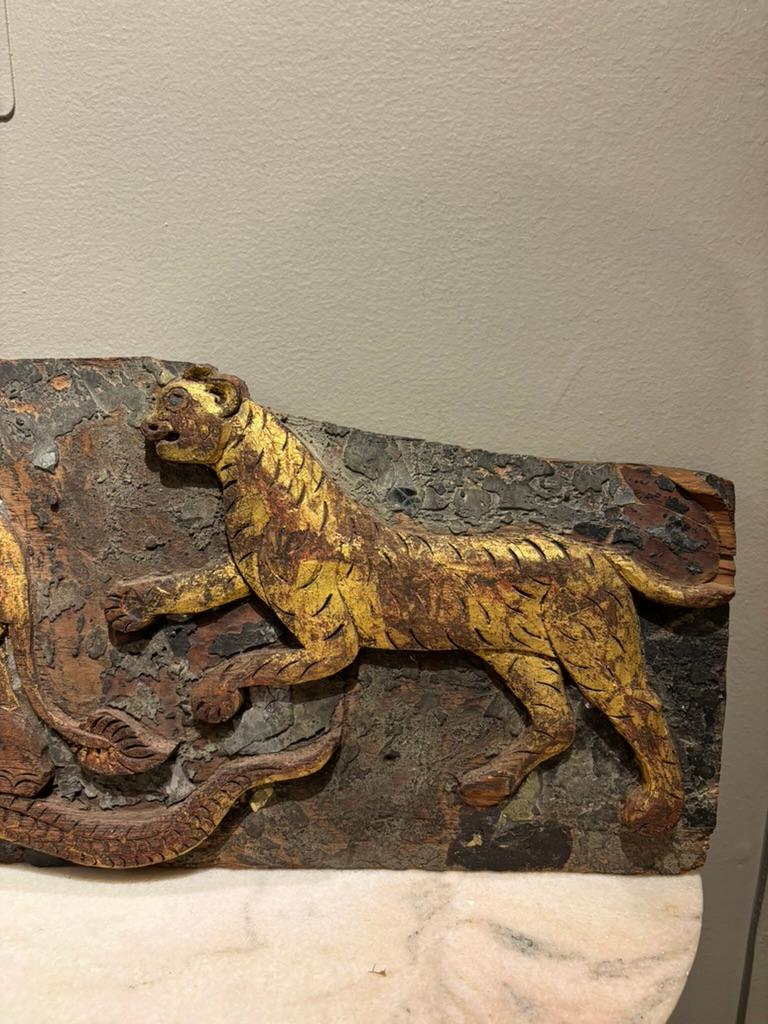 Anglo-indische Schnitzerei eines Elefanten, eines Tigers, einer Schlange und einer Ratte aus dem 19. im Angebot 3