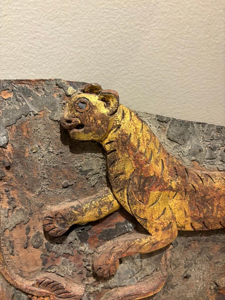 Anglo-indische Schnitzerei eines Elefanten, eines Tigers, einer Schlange und einer Ratte aus dem 19. im Angebot 4