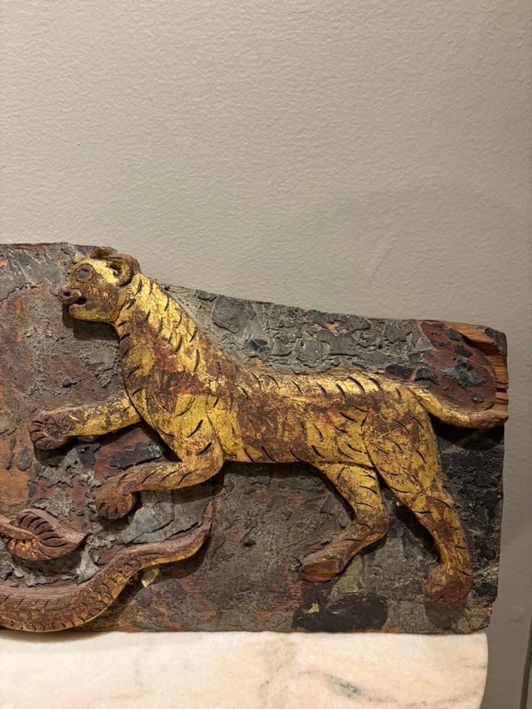 Anglo-indische Schnitzerei eines Elefanten, eines Tigers, einer Schlange und einer Ratte aus dem 19. im Angebot 6