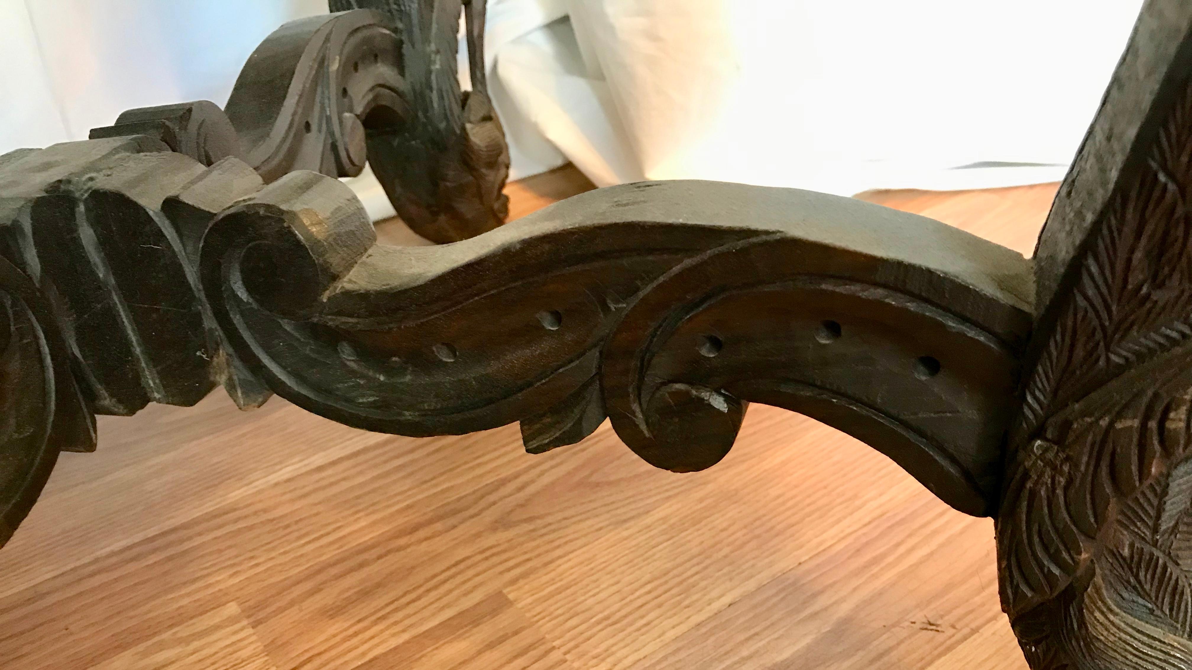 19th Century Anglo, Indian Center Table 4
