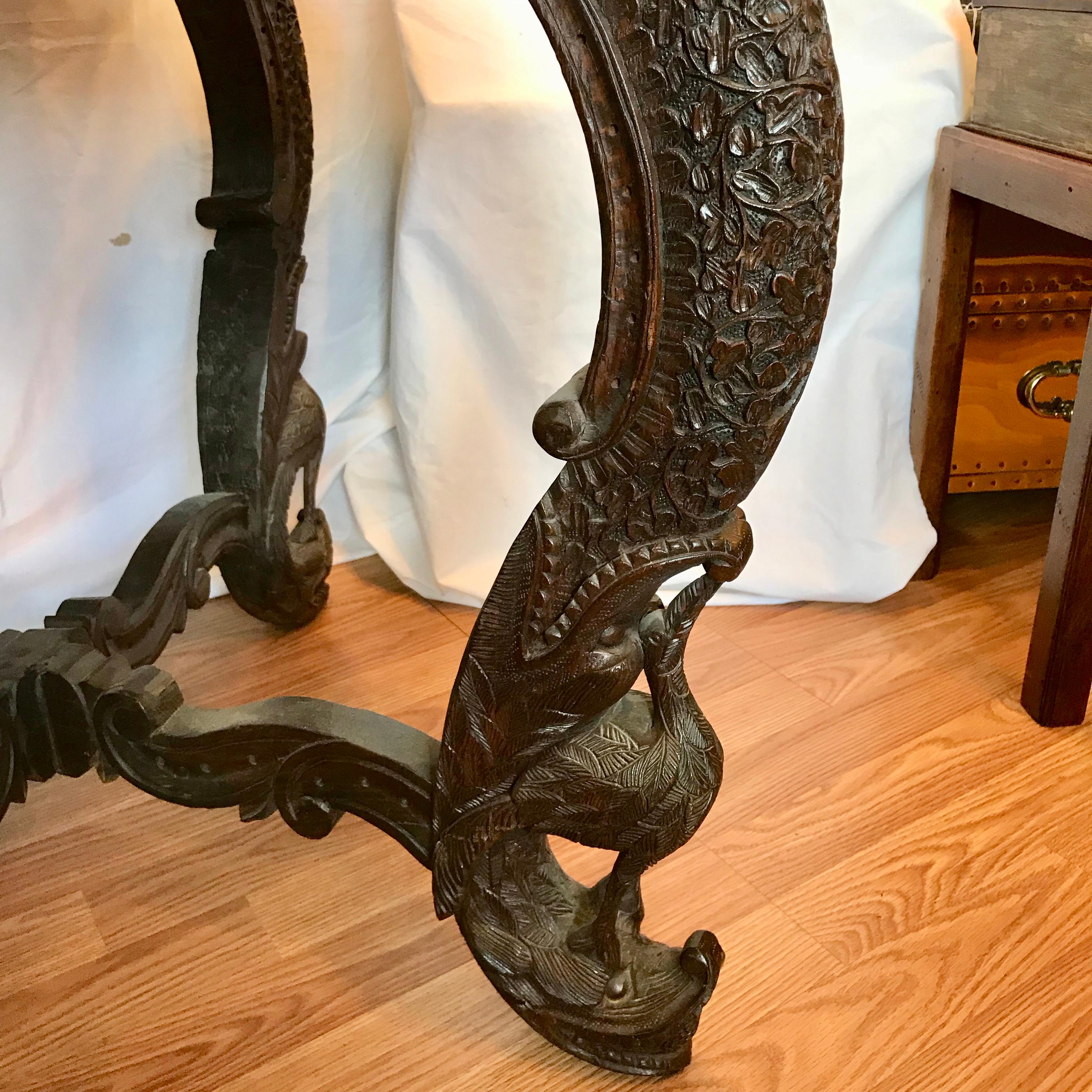 19th Century Anglo, Indian Center Table 5
