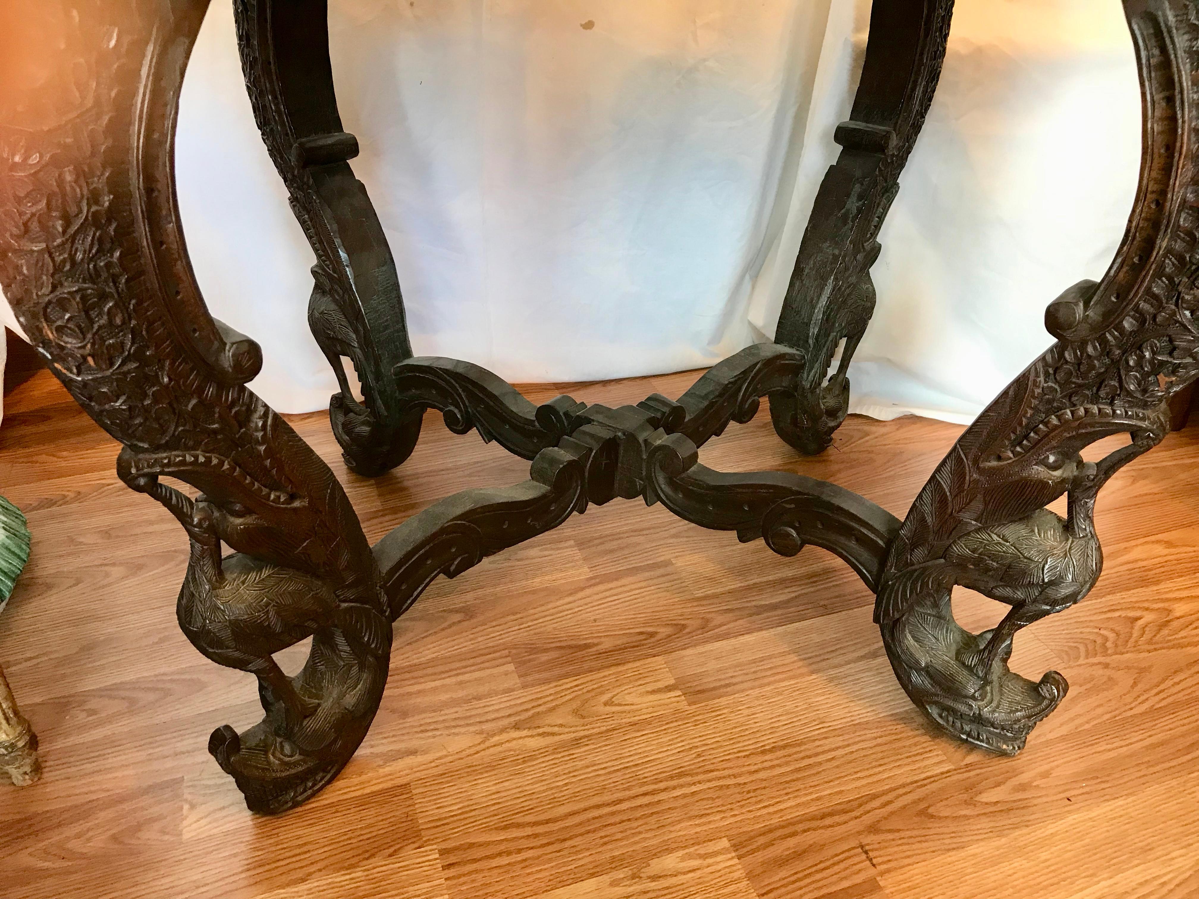 19th Century Anglo, Indian Center Table 1