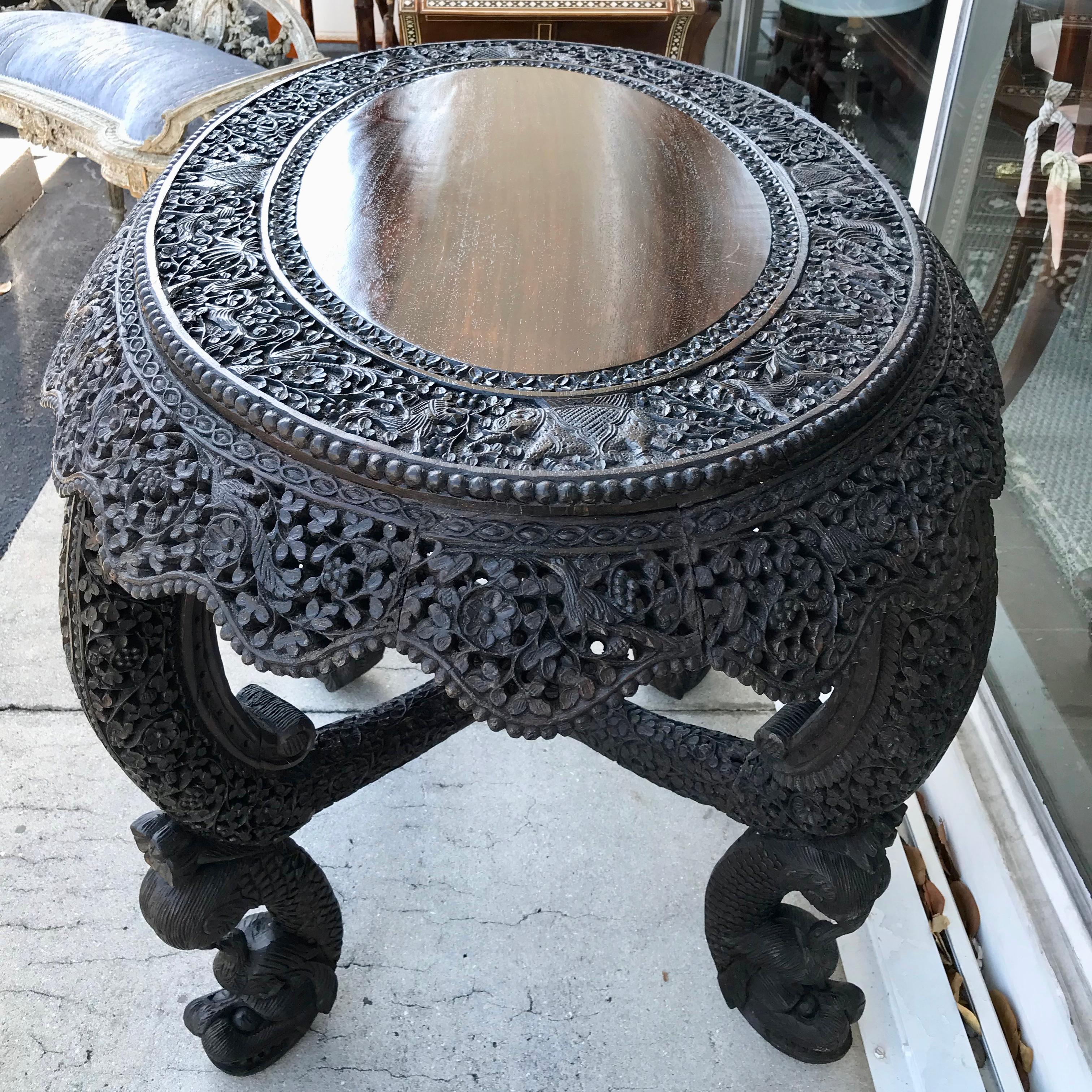 19th Century Anglo - Indian Center Table 1