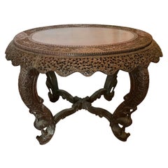 19th Century Anglo, Indian Center Table