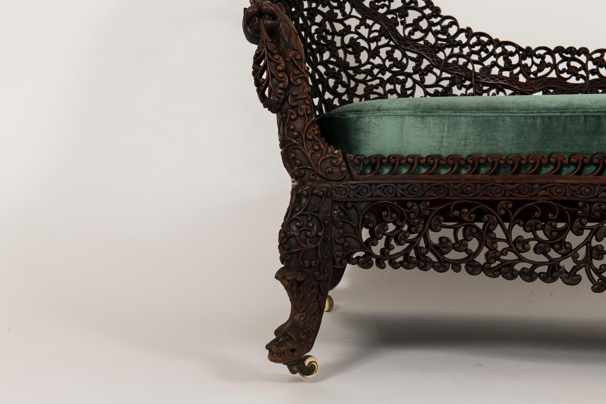 Anglo Raj 19th Century Anglo-Indian Chaise