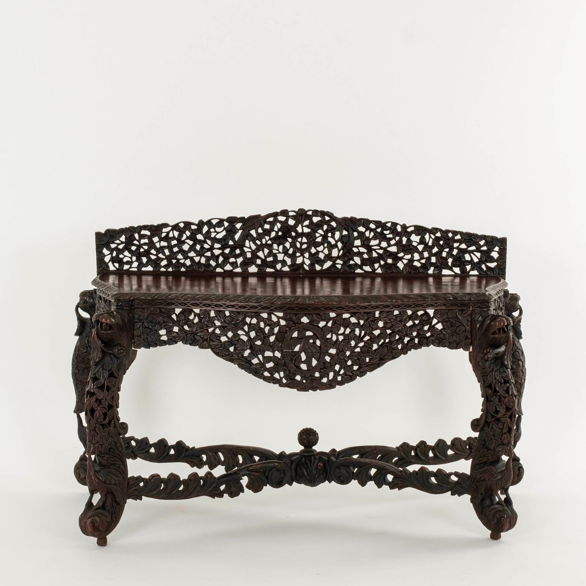 19th Century Anglo Indian Console Table For Sale 2