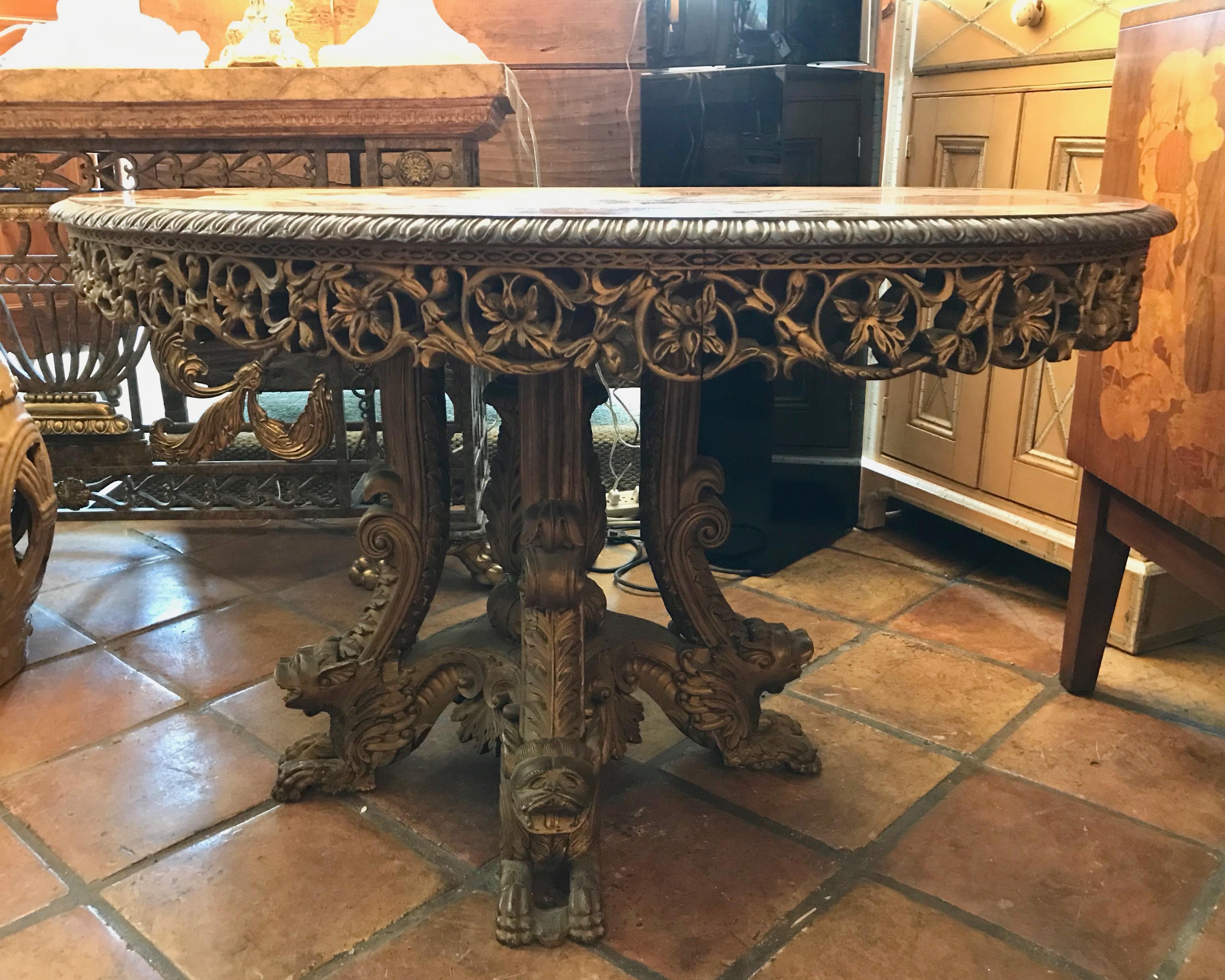 19th Century Anglo-Indian Dining / Breakfast Table For Sale 1