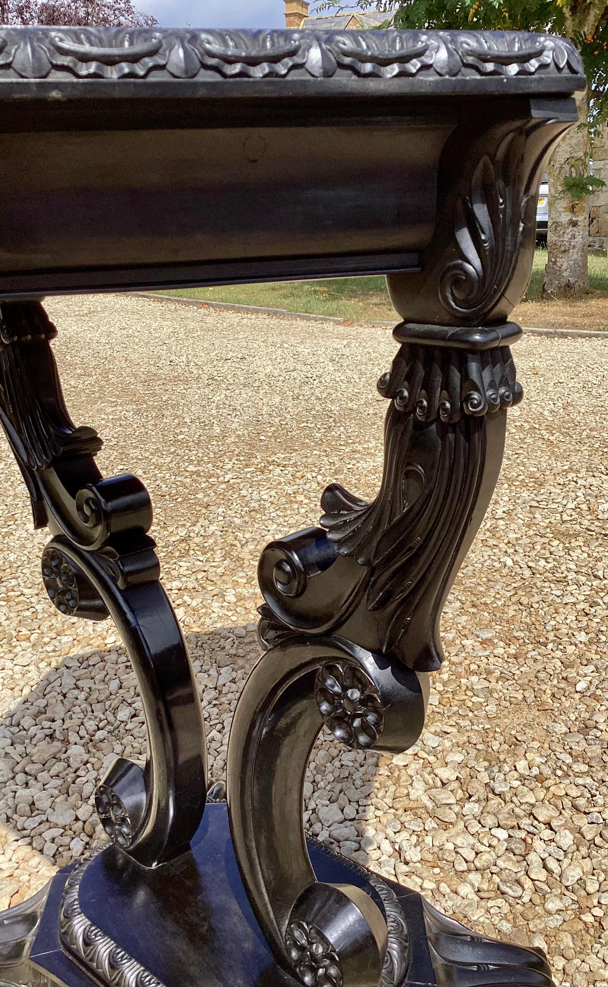 19th Century Anglo Indian Ebony Occasional Table For Sale 8