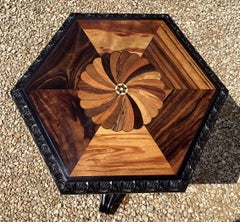 19th Century Anglo Indian Ebony Occasional Table