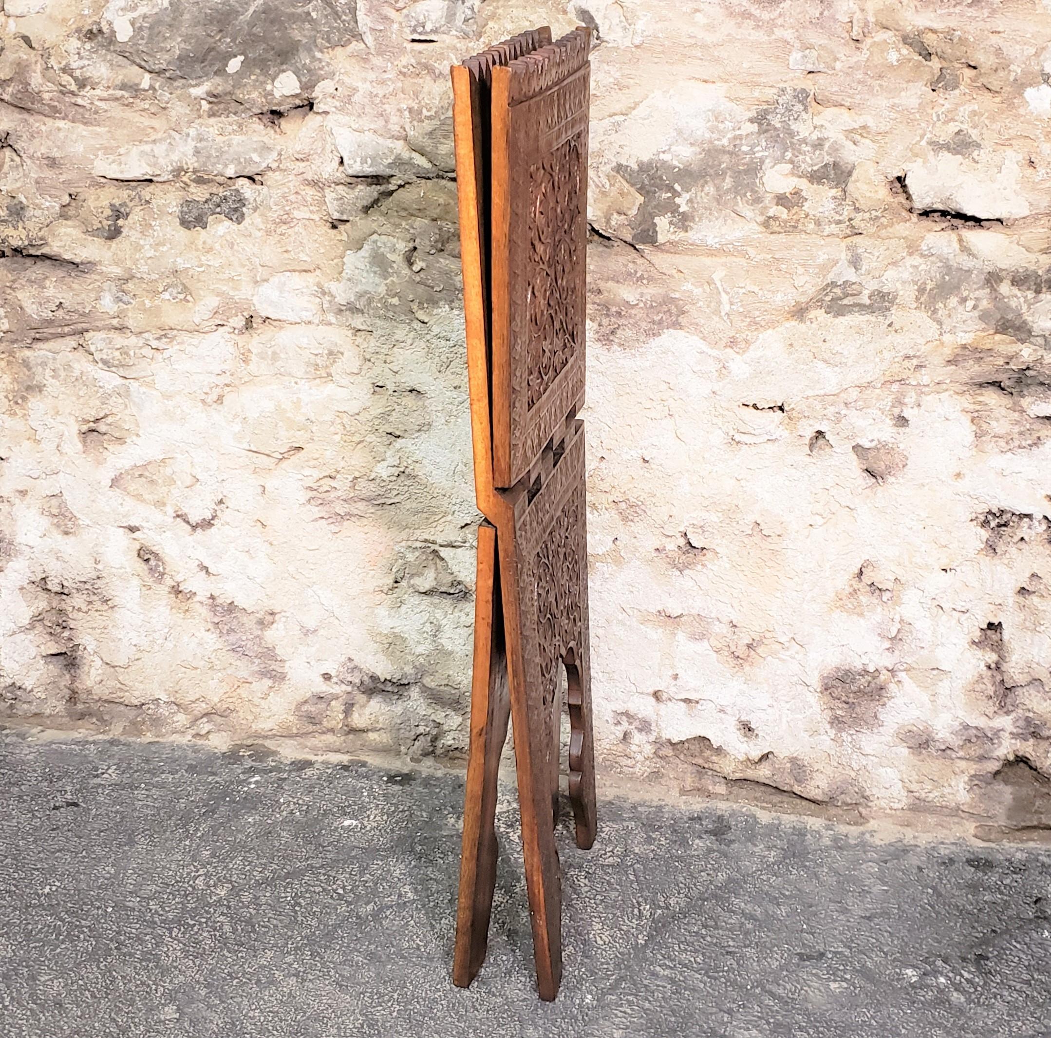 19th Century Anglo-Indian Folding Magazine or Quran Stand 1