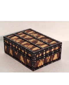 19th Century Anglo-Indian Porcupine Quill Box with Key