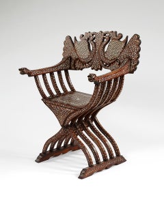 19th Century Anglo-Indian Rosewood Armchair