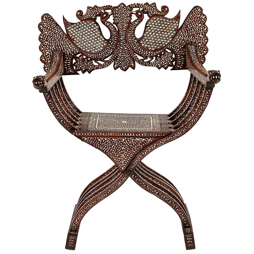 19th Century Anglo-Indian Rosewood Armchair