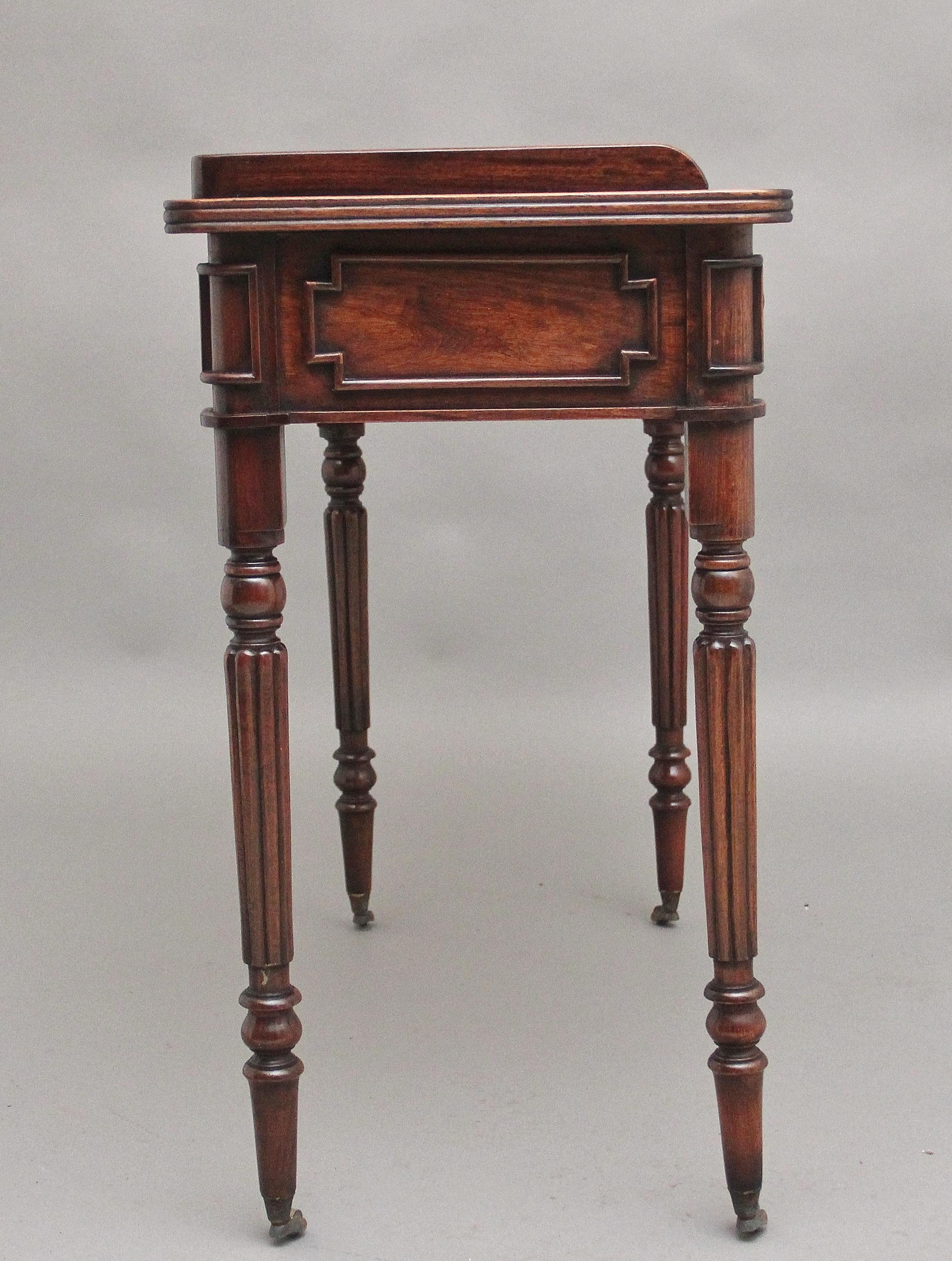 Teak 19th Century Anglo Indian side table For Sale