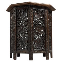 Table d'appoint anglo-indienne du XIXe siècle