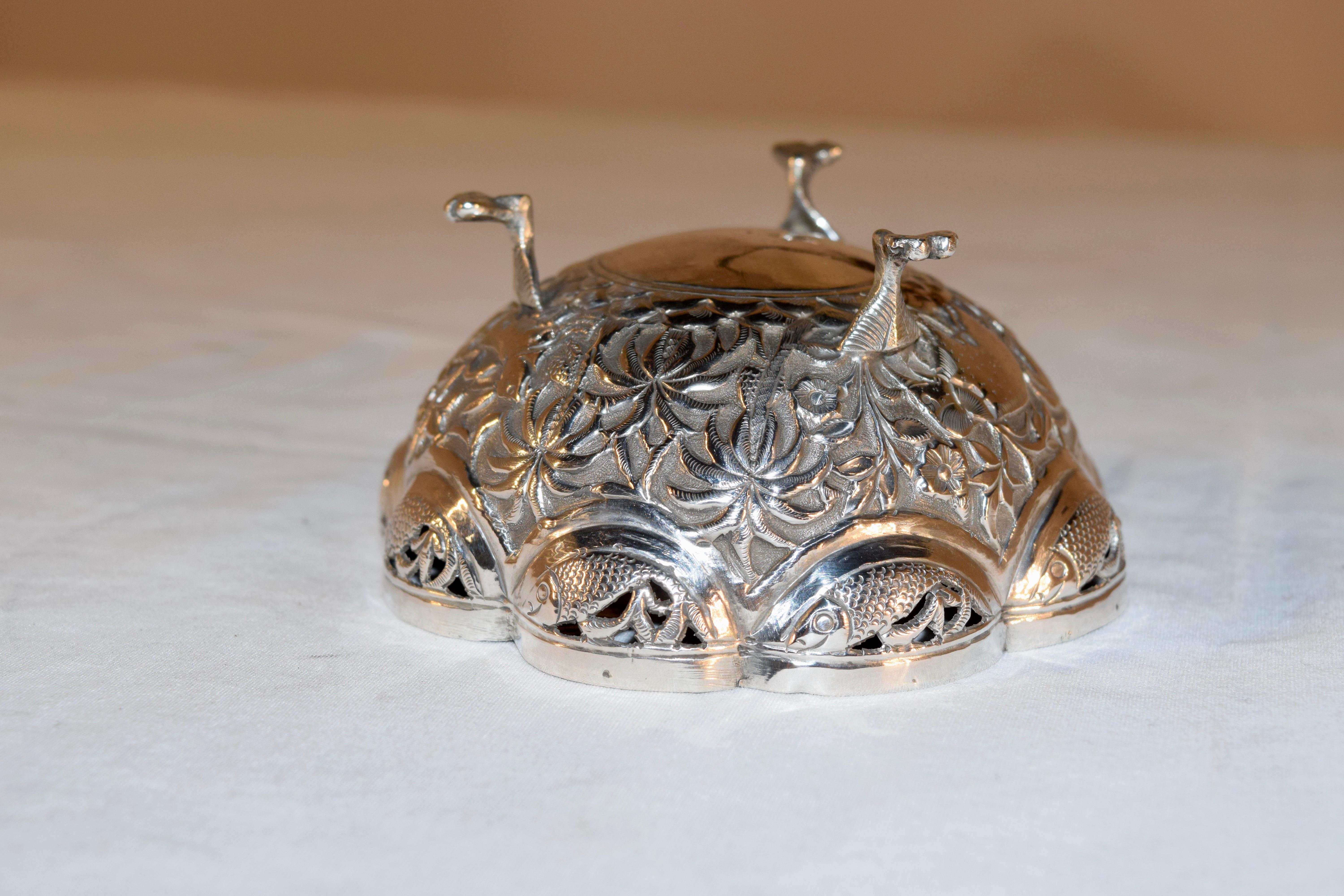 Silver 19th Century Anglo-Indian silver Bowl