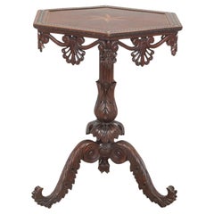 Table à bascule anglo-indienne du 19ème siècle