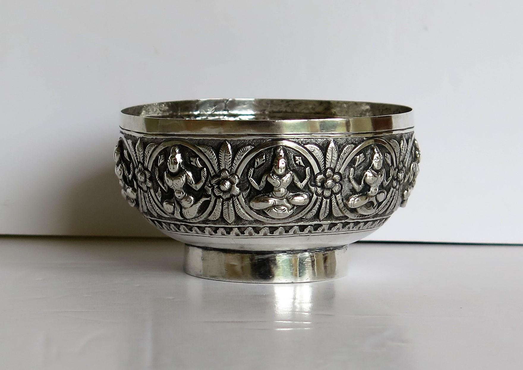 indian silver bowl
